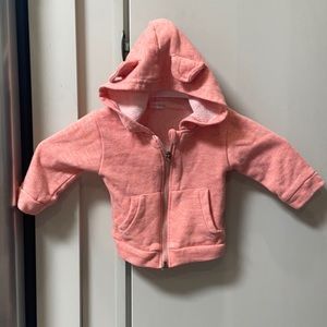 4-6 month pink zip up jacket